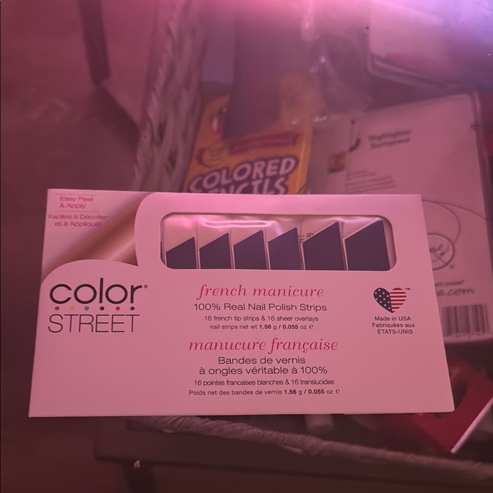 Color Street French Manicure Nail Strips - The Right Angle